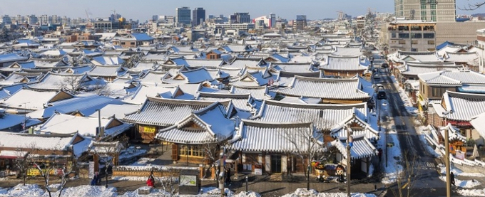 전주 한옥마을 전경