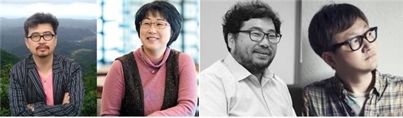 왼쪽부터 김탁환 작가, 나희덕 시인, 이정모 관장. 오은 시인