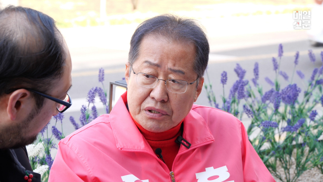 TV매일신문에 출연한 홍준표 무소속 예비후보(수성을)