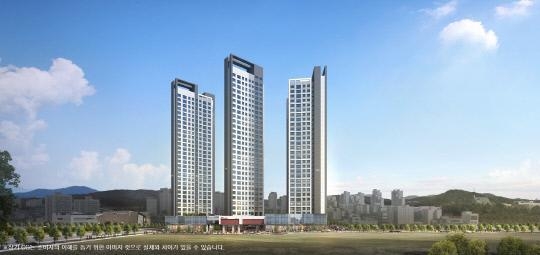 대전 '힐스테이트 도안' 투시도. 자료=현대엔지니어링 제공