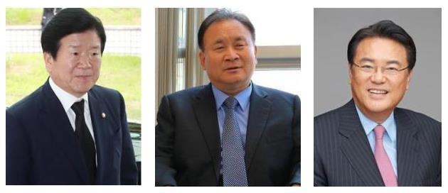 (왼쪽부터) 박병석 , 이상민 , 정진석 의원