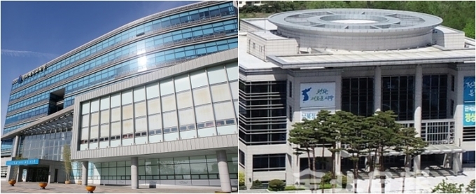 전북교육청과 전북도의회 전경