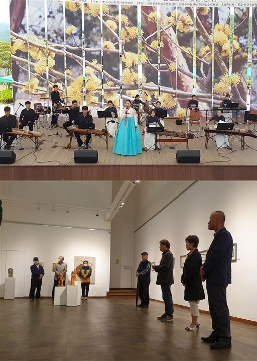 코로나19로 침체됐던 문화계가 공연·전시 재개 등으로 점차 활기를 찾아 가고 있다. 사진은 위쪽부터 강원도립예술단 상설공연, 춘천미술관 춘풍도화전 개막식 모습.