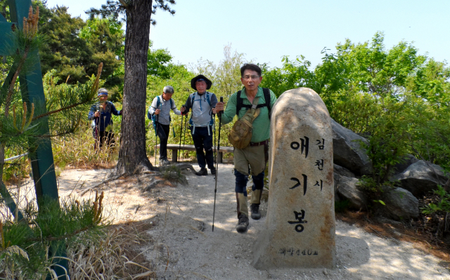 애기봉 정상.