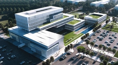 광주 첨단 3지구에 조성 예정인 인공지능 집적단지 조감도