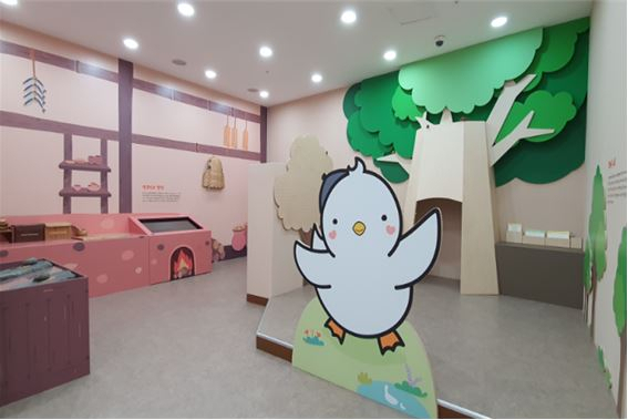 새 단장을 마치고 다시 공개하는 정관박물관 어린이체험실. 정관박물관 제공