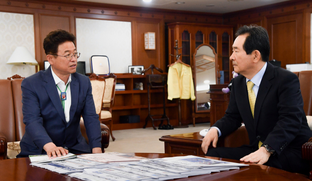 이철우 도지사 국무총리 면담