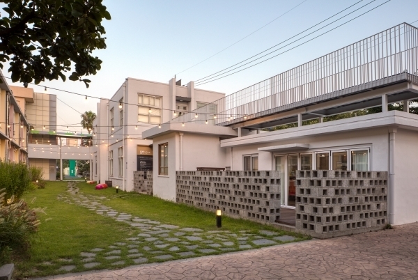제주북초등학교 김영수도서관 외부 모습.