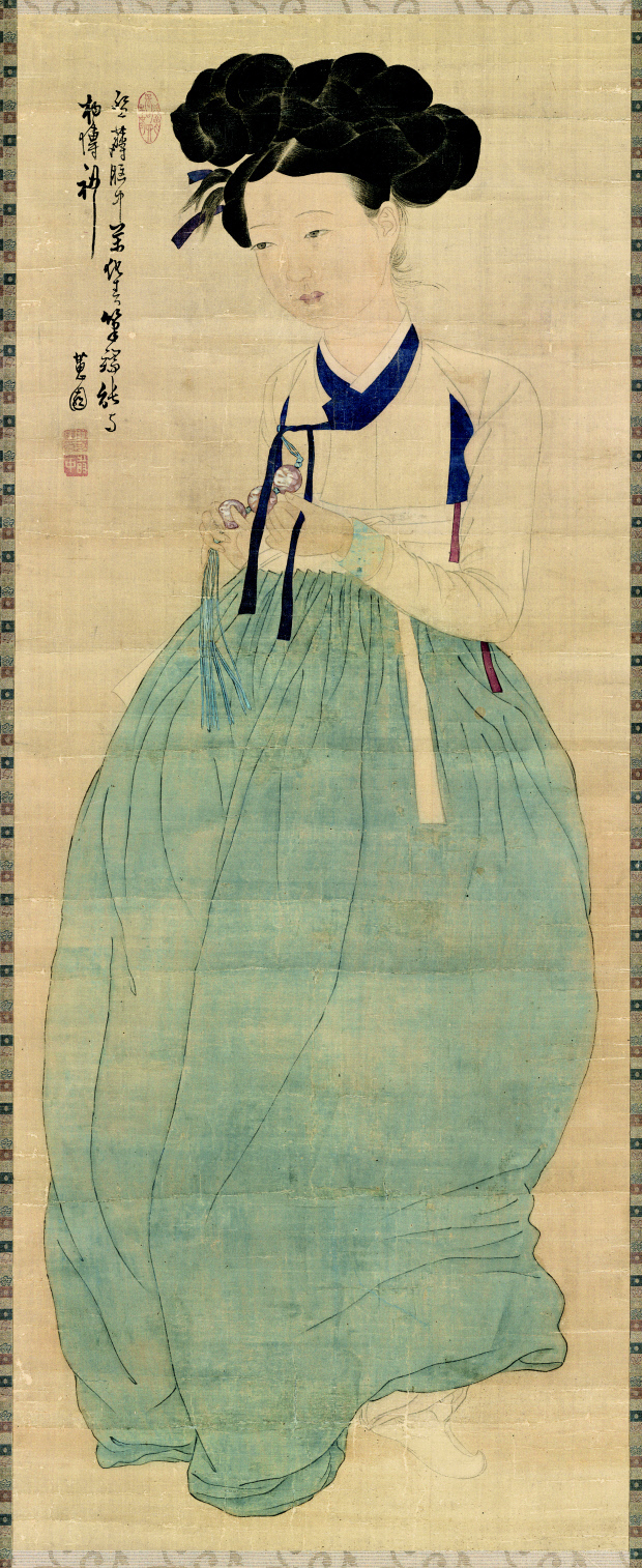 신윤복 작 ‘미인도’