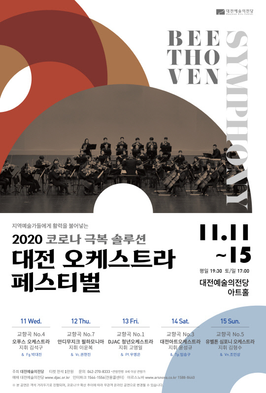 대전 오케스트라 페스티벌 포스터.