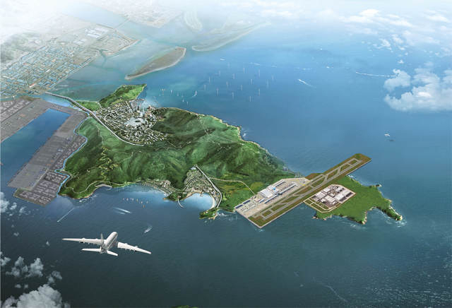부산 가덕신공항 조감도.부산일보DB