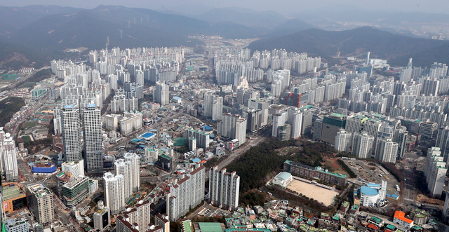해운대 신시가지. 부산일보DB