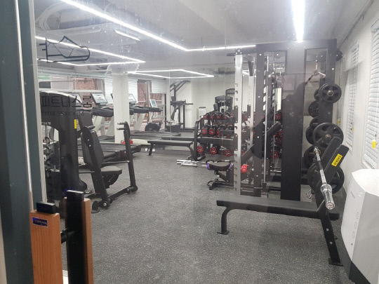 대전청년하우스 2층에 위치한 피트니스룸. 사진=박상원 기자