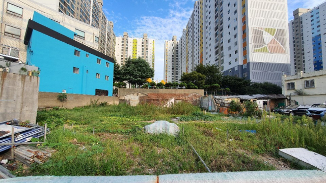 현재 건설중인 영도물산장려회관 부지. RTBP 제공