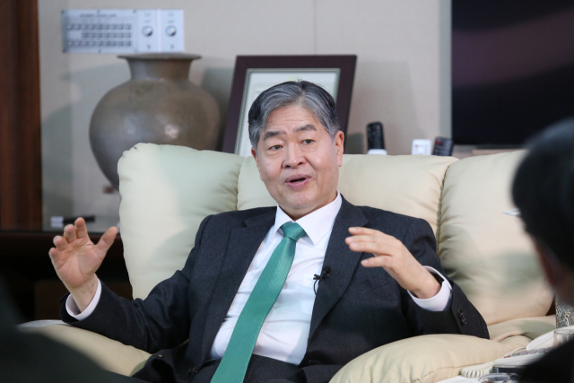 김영훈 대성그룹 회장은 "배터리에너지저장시스템, 원전, 에너지 이피션시 3개만 갖고 있으면 폭스코리아나가 가능하다고 본다"고 말했다. 이무성 객원기자