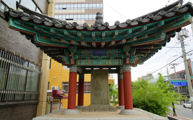 국가지정문화재 보물 지정 예고된 순천 팔마비 <문화재청 제공>