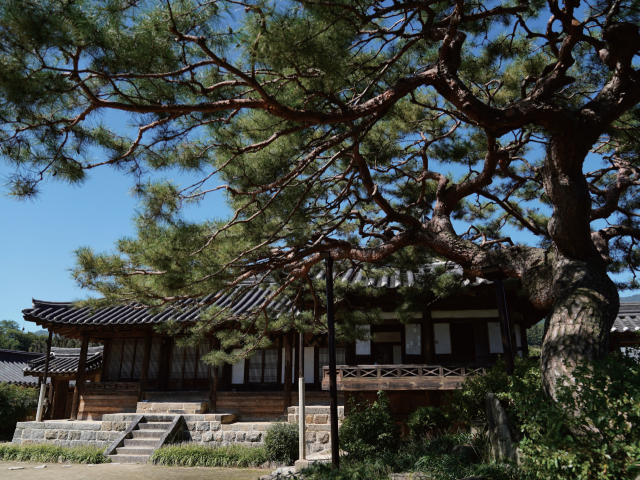 문화재청 국립문화재연구소와 국립수목원으로부터 ‘한국의 민가정원’으로 선정된 경남 함양 일두고택. 문화재청 제공