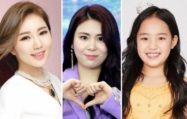 왼쪽부터 송가인, 최향, 김태연