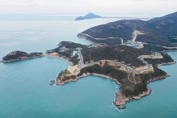 국립 신시도자연휴양림 전경.