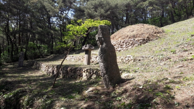 울산시지정문화재로 지정 예고한 울산 울주군 ‘대봉 양희지 묘.’ 울산시 제공
