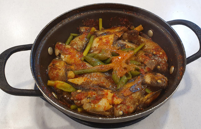 조림.