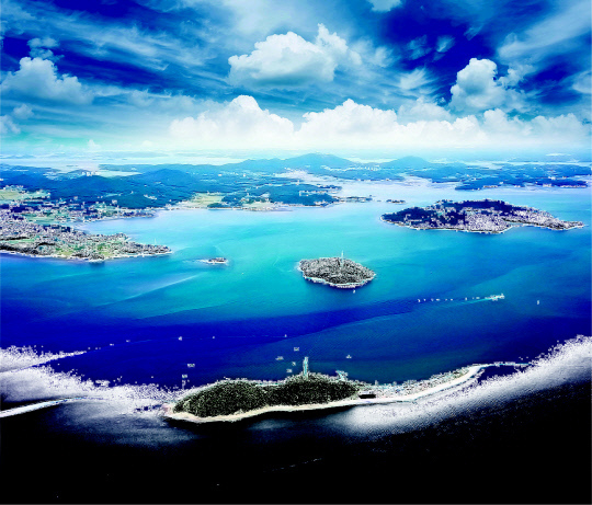 충남 서산시와 태안군에 접해 있는 가로림만은 1만 5985㏊에 162㎞ 해안선, 8000여㎞의 갯벌이 있다.사진=충남도 제공