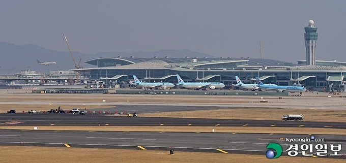 사진은 인천국제공항 활주로 전경. /경인일보DB