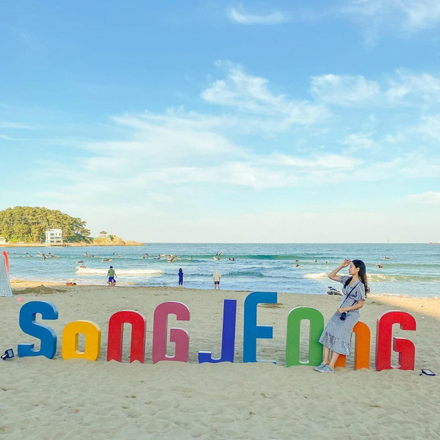 부산시가 안심관광지로 선정한 부산 명소 10곳 중 송정해수욕장. 부산관광공사 제공