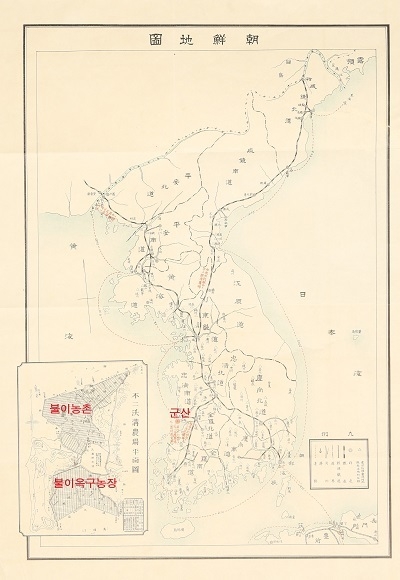 불이옥구농장평면도 /사진 제공 = 일제강점기 군산역사관