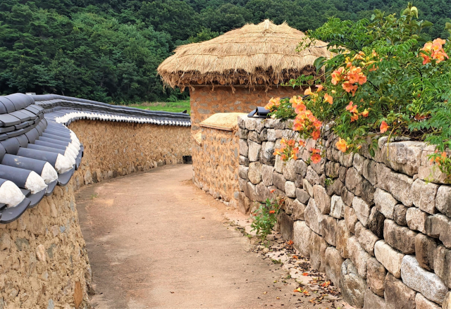 성주 한개마을의 골목길.