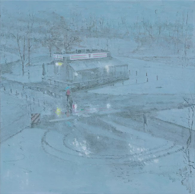노충현 作 밤눈, 2021. /헤이리 예술마을 갤러리 소소 제공