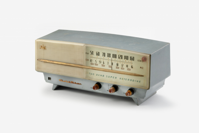 금성사 라디오(모델명 A-501, 국립민속박물관 소장). 부산박물관 제공