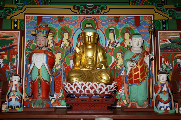 광주 덕림사 목조지장보살삼존상