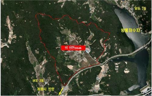 대전교도소 이전 부지로 정해진 유성구 방동 일원. 사진=대전시 제공