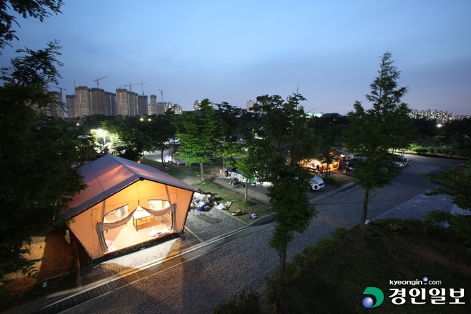 안산 화랑오토캠핑장. 2021.4.28 /안산도시공사 제공