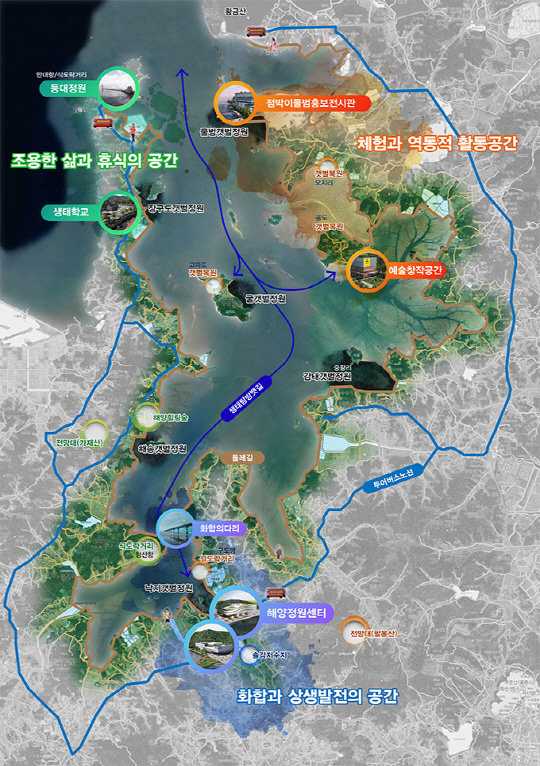 가로림만 해양정원 조성 계획도.사진=충남도 제공
