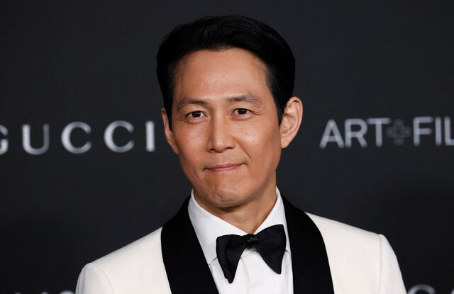 '오징어 게임'에 출연한 배우 이정재가 지난 6일(현지시간) 미국 로스앤젤레스 카운티 미술관(LACMA)에서 열린 '2021 아트+필름 갈라' 행사장에 참석했다. 부산일보DB