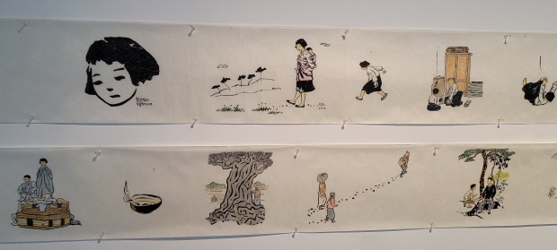 2012년 새로 새긴 동화 ‘몽실언니’ 삽화