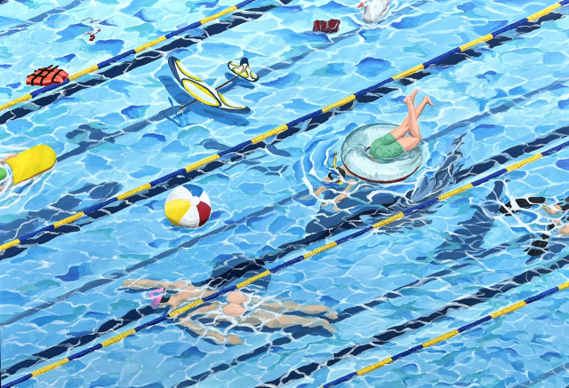 김선재 작 '무제' 아크릴 온 캔버스, 116.8x80.3cm, 2021년