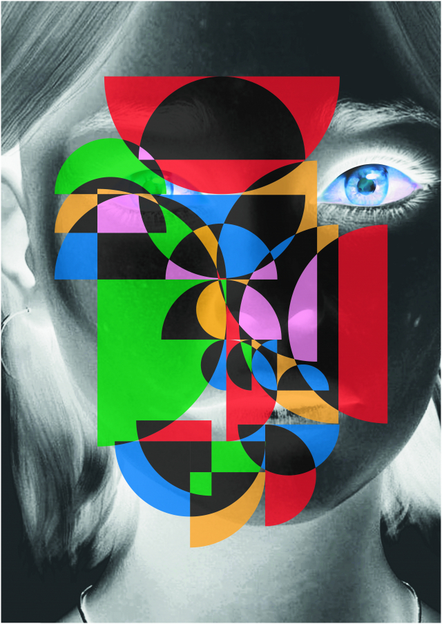 정민아 작 '진화 #2' 용지에 프린트, 420x594cm, 2021년