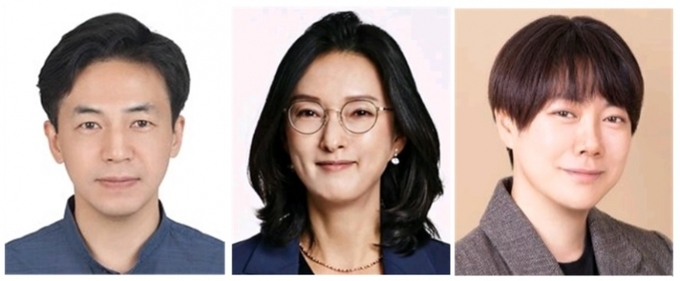 사진 왼쪽부터 고봉준 부사장, 양혜순 부사장, 이지영 상무.