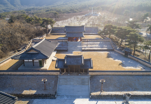 고광순을 배향하기 위해 설립된 담양 창평 포의사 전경. 찾아오는 이 없이 건물만 덩그러니 자리하고 있다.