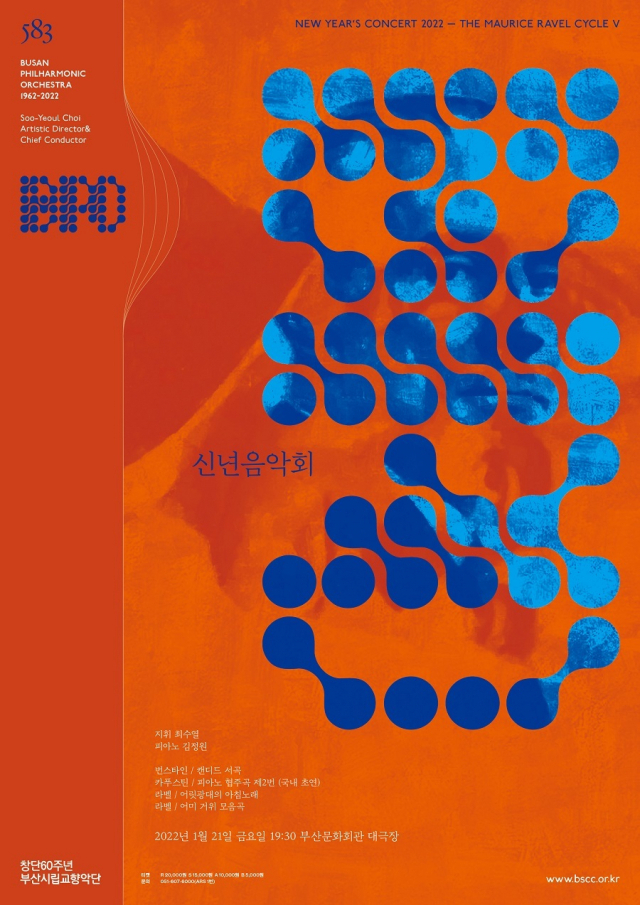 부산시향 신년음악회 포스터. 부산문화회관 제공
