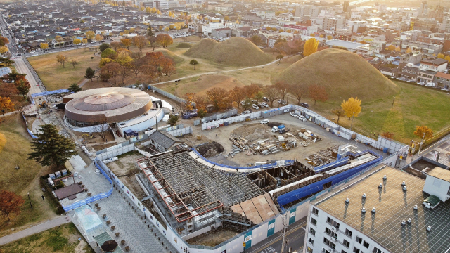 경주 '금관총'이 오는 6월쯤 현대적 전시 공간으로 복원돼 공개 된다. 경주시 제공