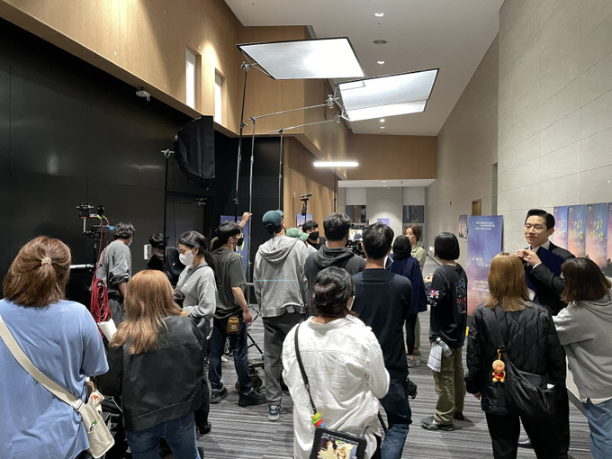 인천 송도컨벤시아 촬영현장 /인천광역시영상위원회 제공