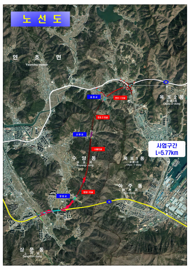 국지도 58호선 노선도./거제시/