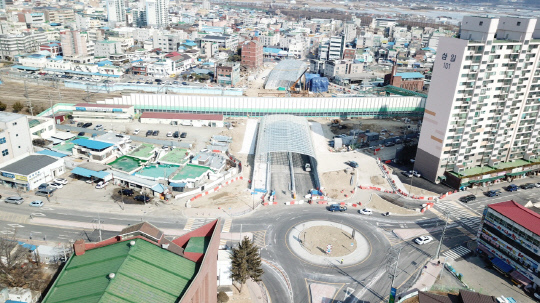 세종시 조치원 동서연결도로 항공사진. 사진=세종시 제공