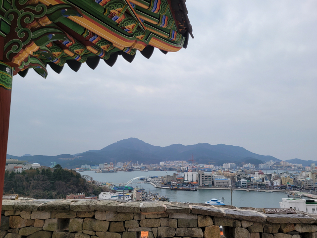 동포루에서 바라본 전망.