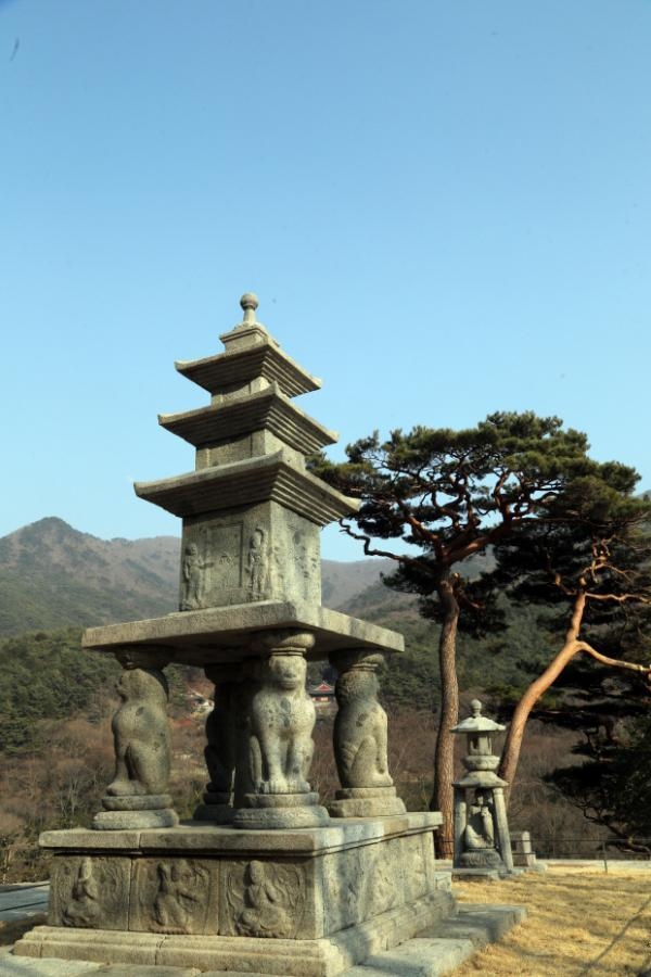 구례 화엄사 4사자 3층석탑(국보 제35호)
