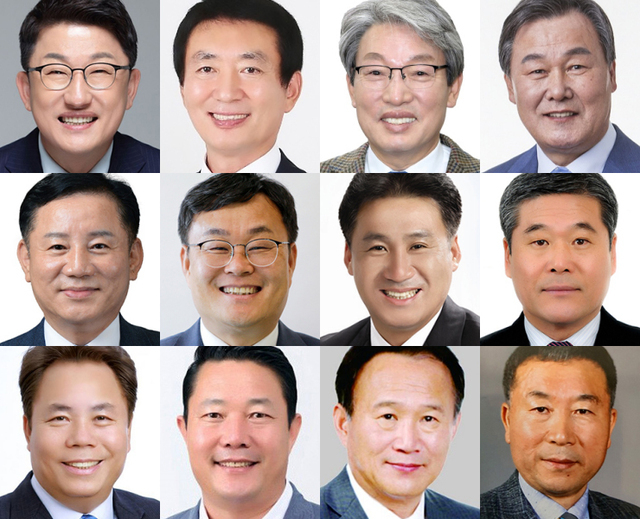제8회 전국동시지방선거 더불어민주당 전북도당 공직선거후보자 기초단체장 컷오프 대상자. 김상훈(군산), 김민영(정읍), 유진섭(정읍), 윤승호(남원), 송지용(완주), 장영수(장수), 신대용(임실), 정인준(임실), 한병락(임실), 최영일(순창), 김만균(고창), 박수열 씨(고창)(위 줄 왼쪽부터).